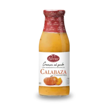 CREMA CALABAZA Y ZANAHORIA "FERRER" 485 ML