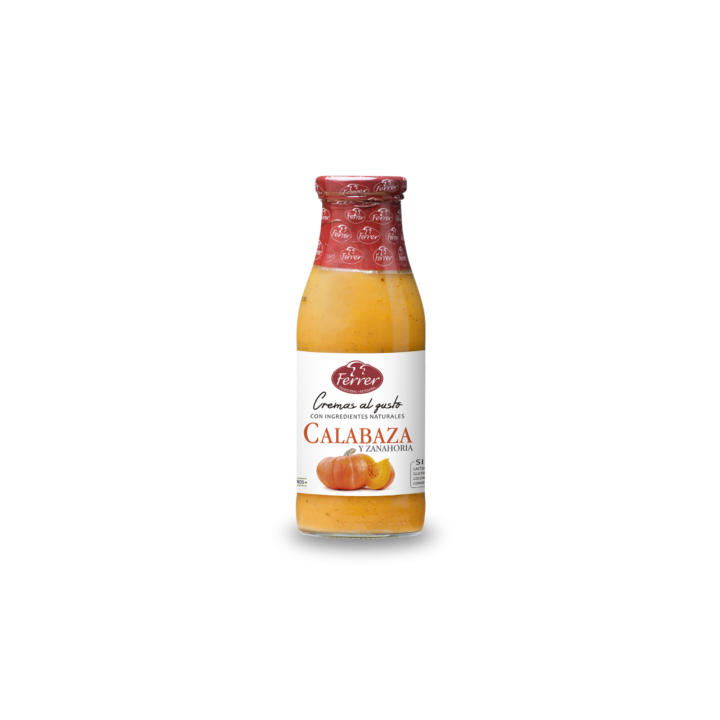 CREMA CALABAZA Y ZANAHORIA "FERRER" 485 ML
