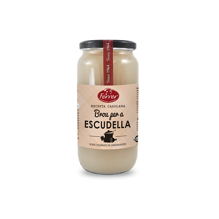 CALDO DE ESCUDELLA "FERRER" 1L.