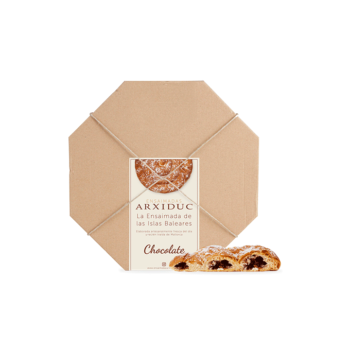 ENSAIMADA DE MALLORCA RELLENA DE CHOCOLATE (500 GR.)