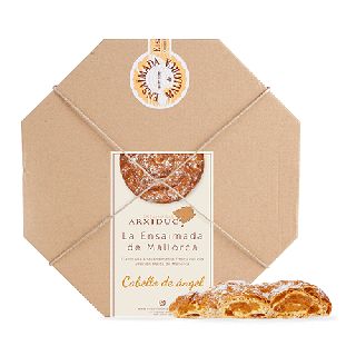 ENSAIMADA DE MALLORCA RELLENA DE CABELLO DE ÁNGEL (500 GR.)