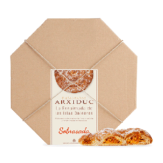 ENSAIMADA DE MALLORCA RELLENA DE SOBRASADA (500 GR.)